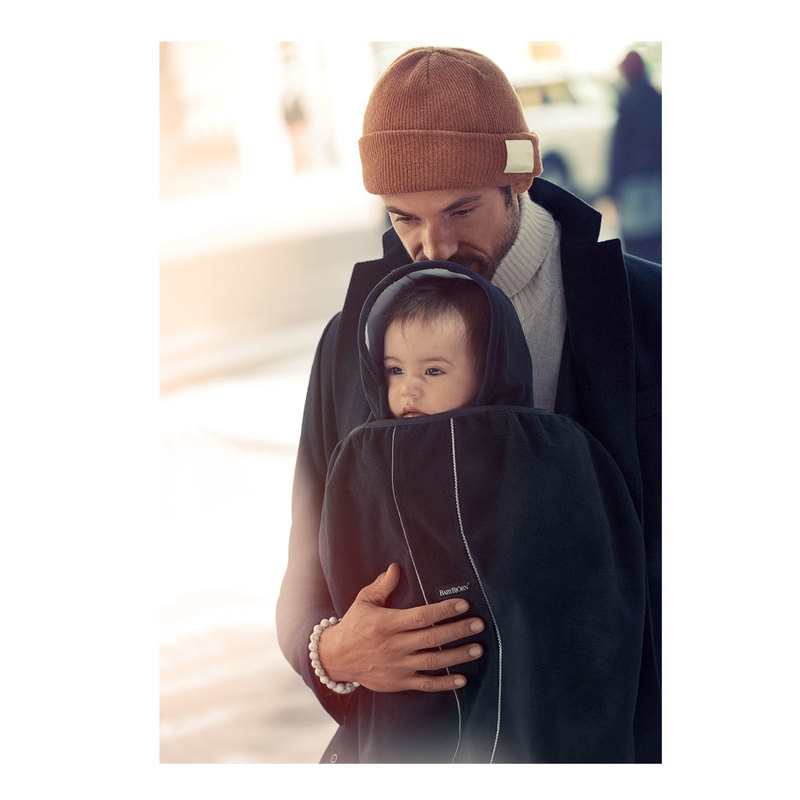 Cape pour Porte-bébé noir BabyBjörn
