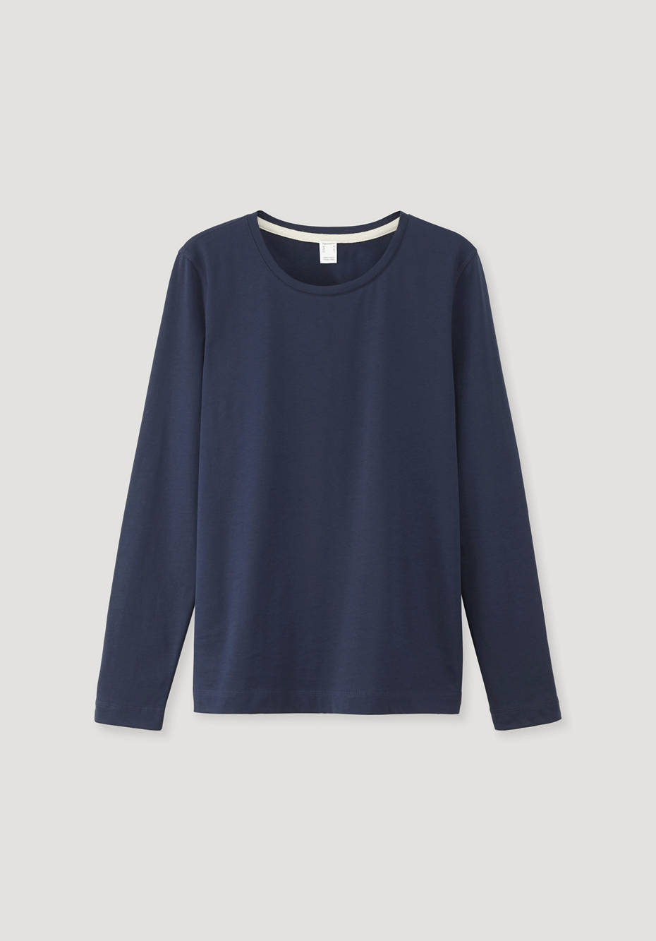 Langarm-Schlafshirt aus reiner Bio-Baumwolle