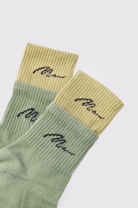 Doppellagige Man Signature Sport-Socken
