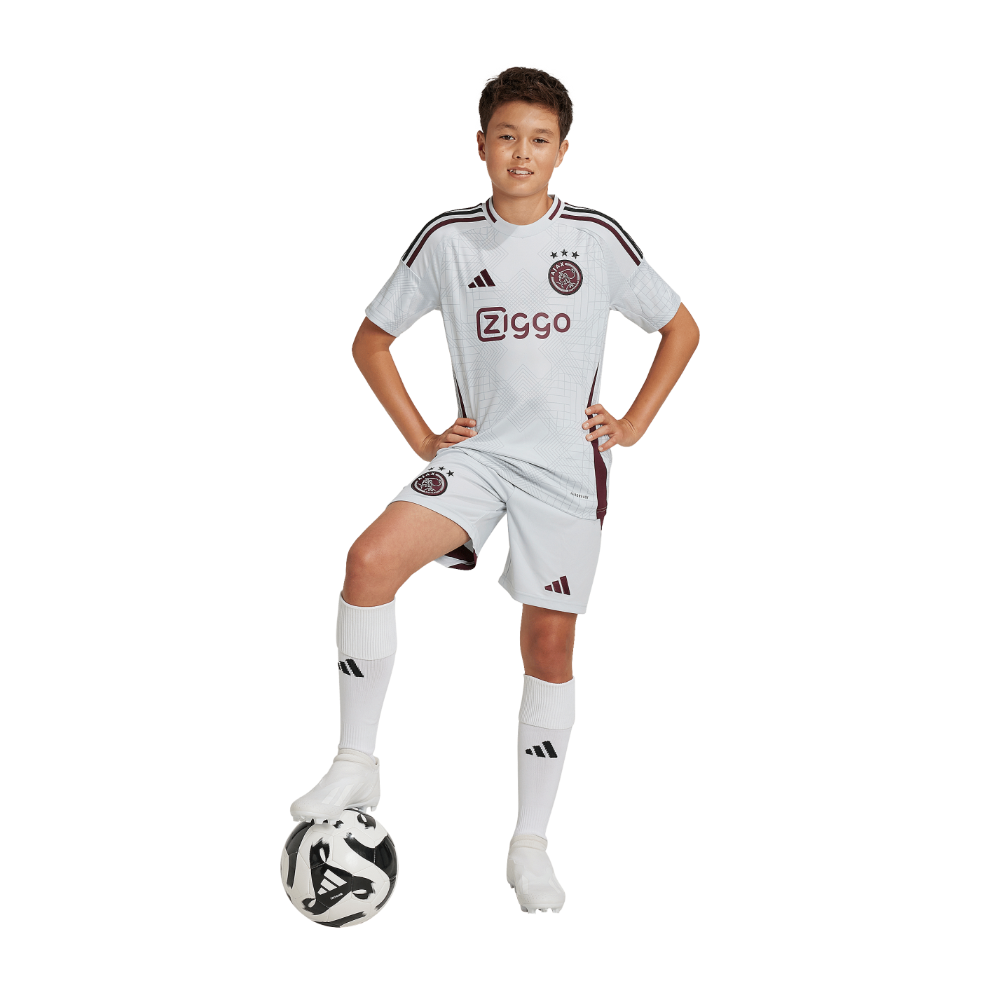 adidas Ajax Amsterdam Short 3rd 2024/2025 Kids Grau