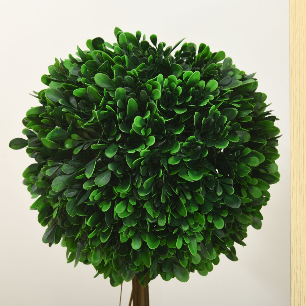 HOMCOM Künstliche Pflanzen, 2er-Set UV-beständige Kunstpflanze, 60 cm Buchsbäume