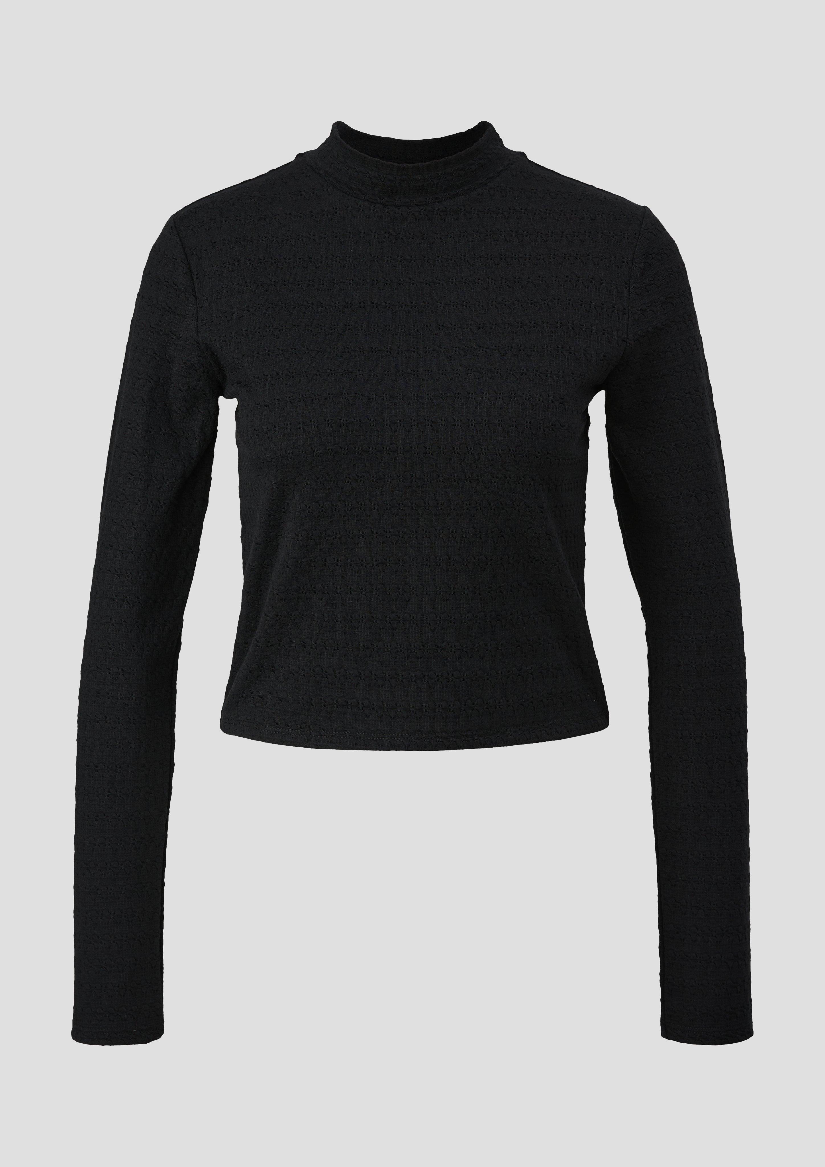 Langarmshirt aus Jacquard  2141062-9999