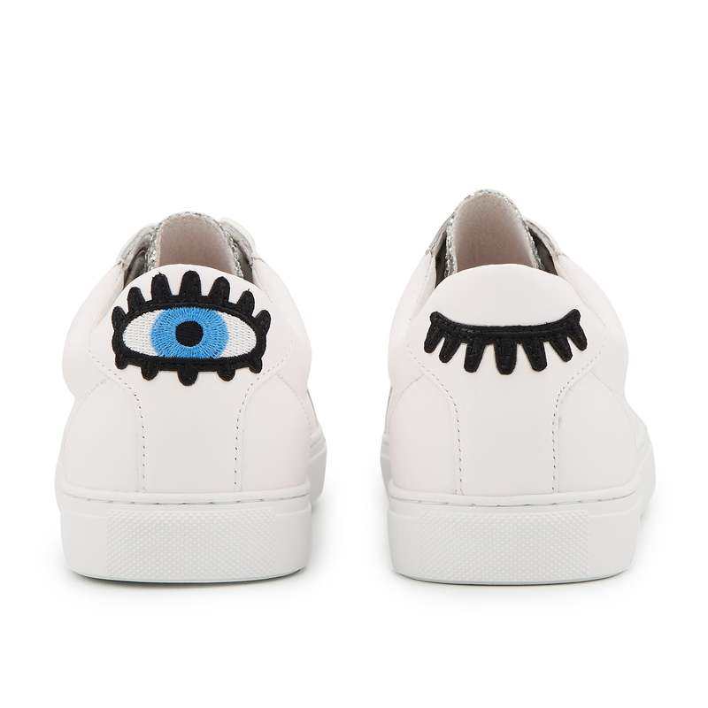 Baskets en cuir Simone eyes