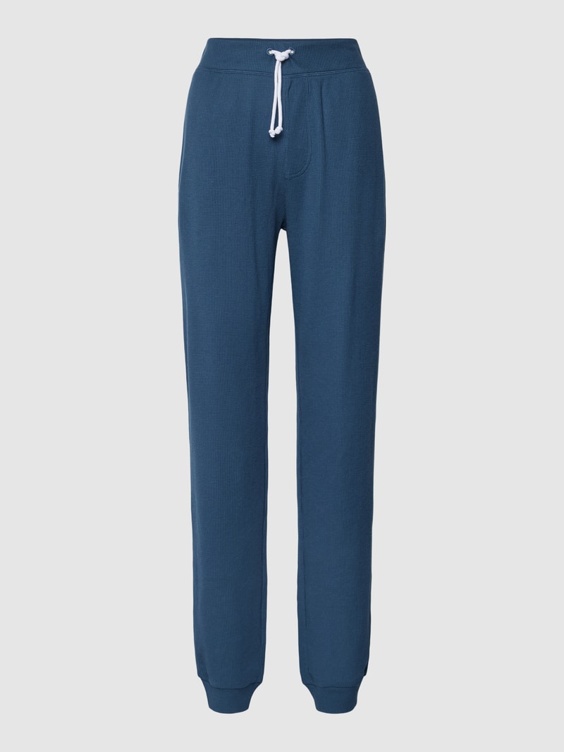 Pyjama-Hose mit Tunnelzug Modell 'Mix & Match' in dunkelblau