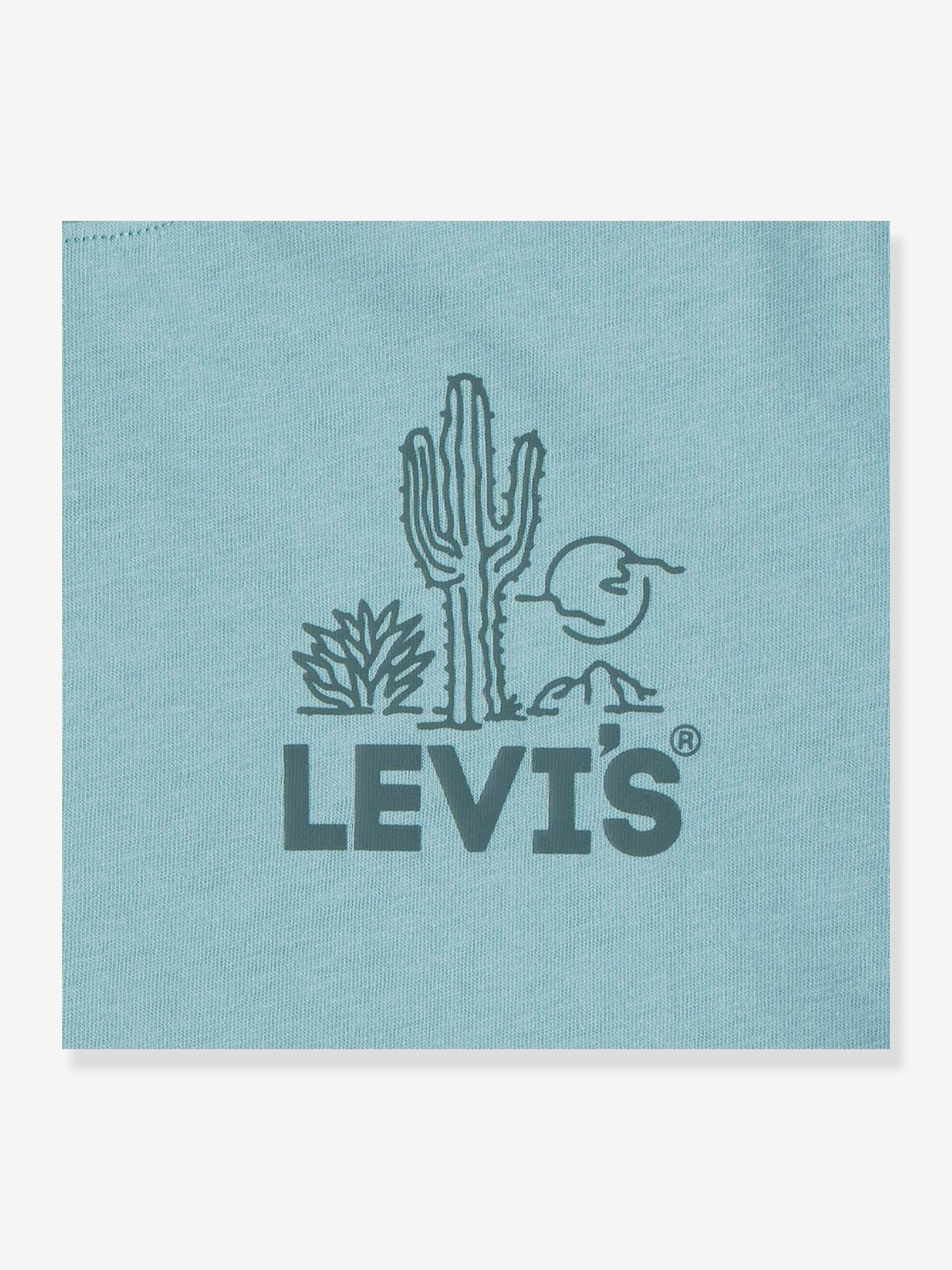 Levis Jungen T-Shirt mit Print Levi's, Bio-Baumwolle - mandelgrün