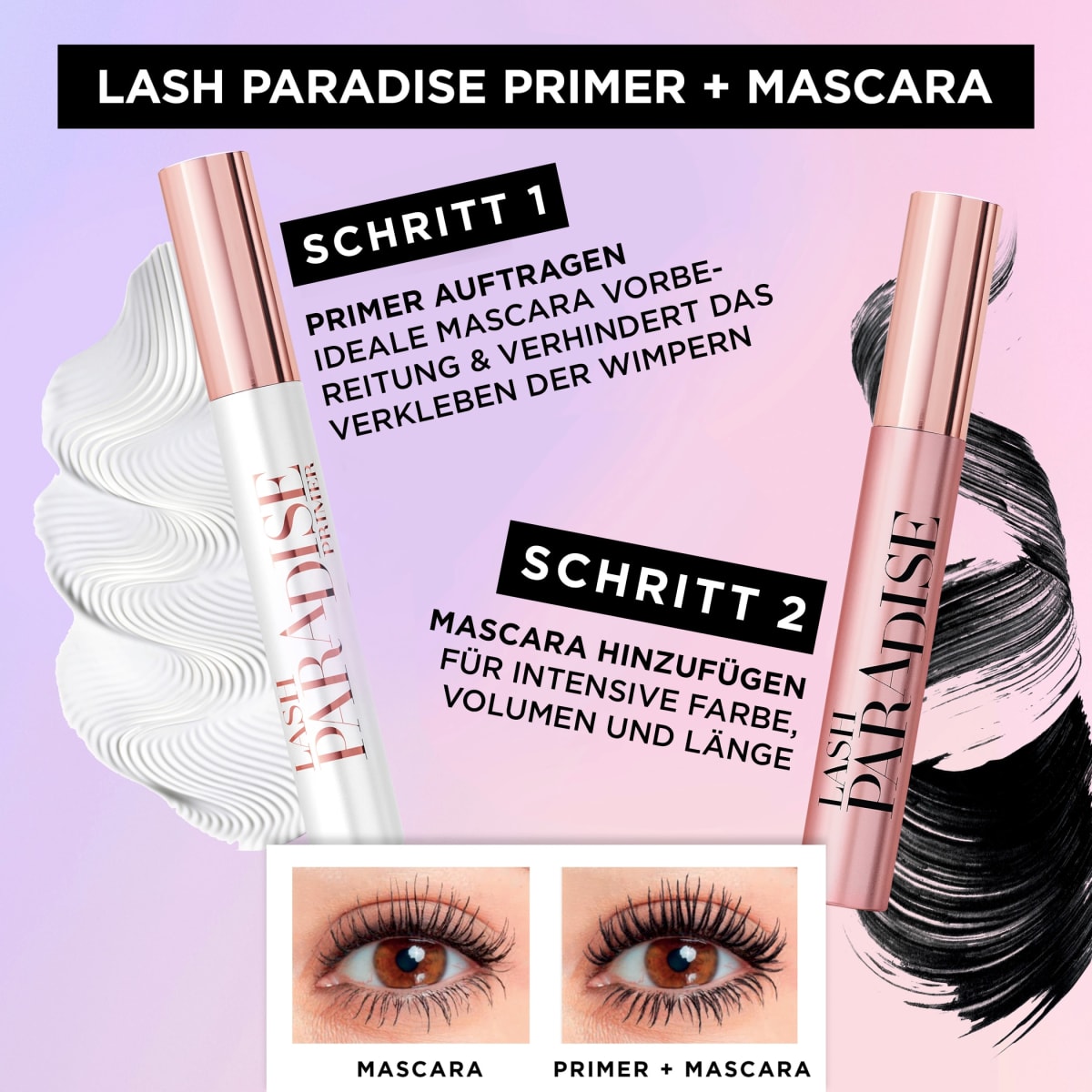 Mascara Lash Paradise Black, 6,4 ml