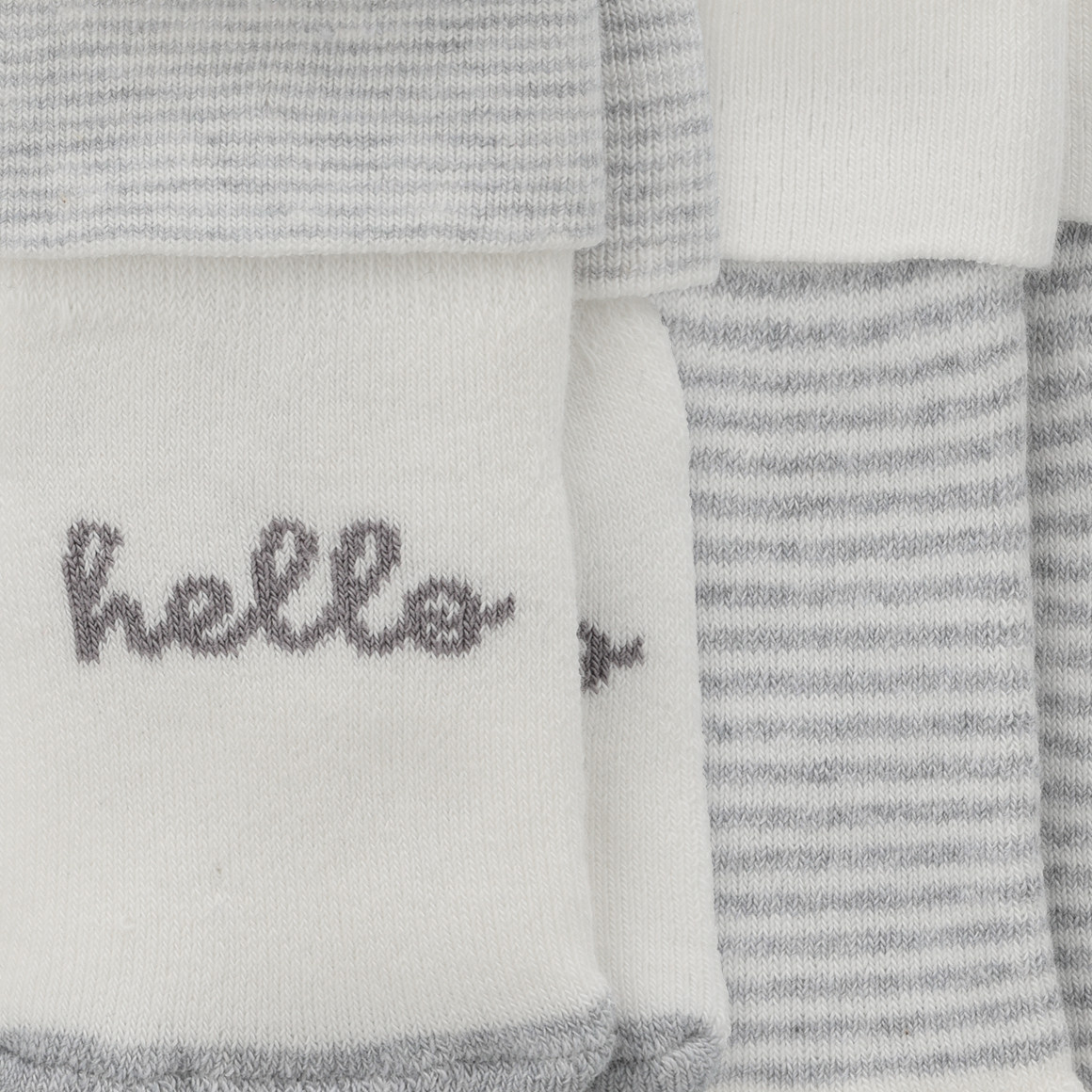 2 Paar Newborn Socken mit Bio-Baumwolle