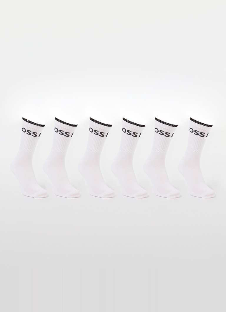 HUGO BOSS  Sportsokken met logo in 6-pack