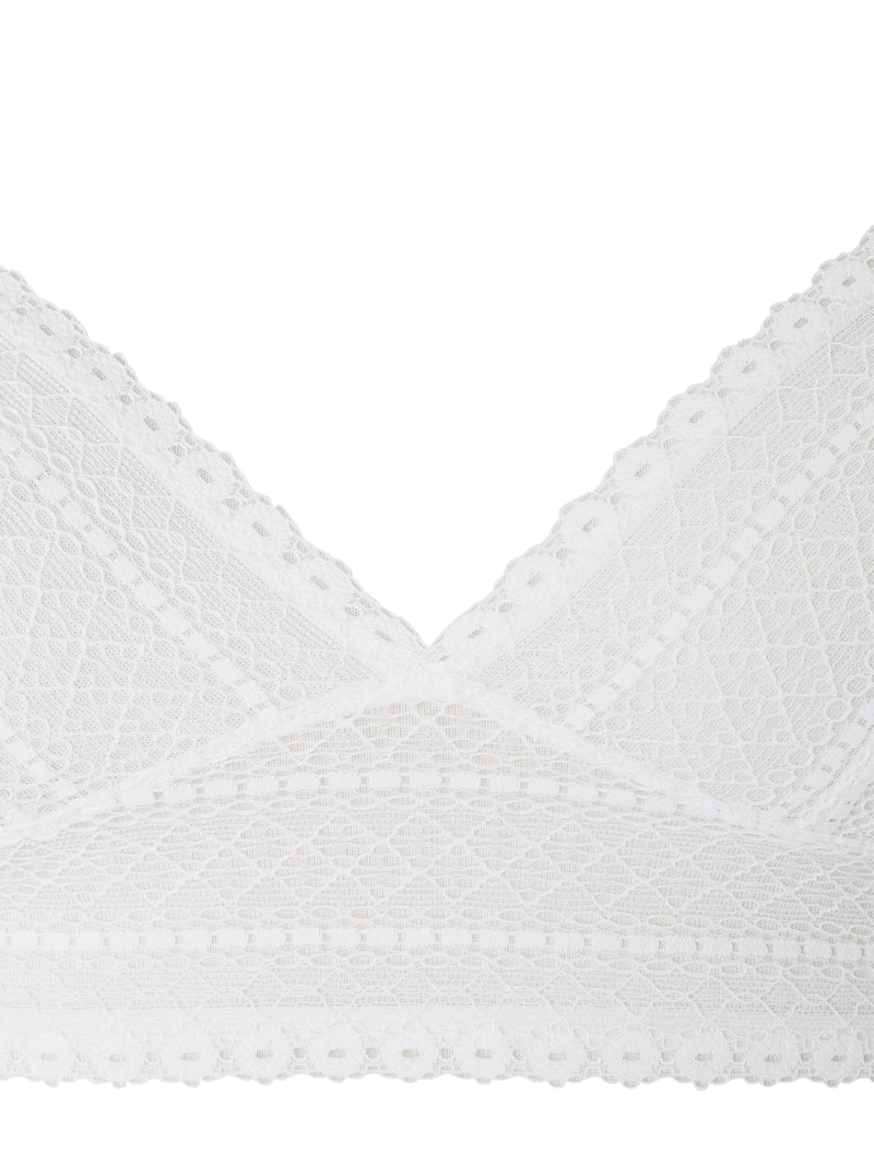 Bralette aus Spitze in weiß