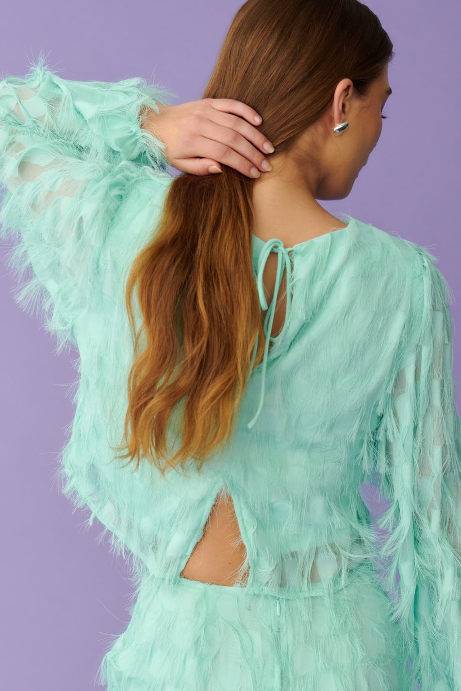 Fluffy blouse