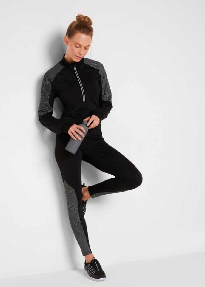 Thermo-Funktions-Shirt mit reflektierendem Druck