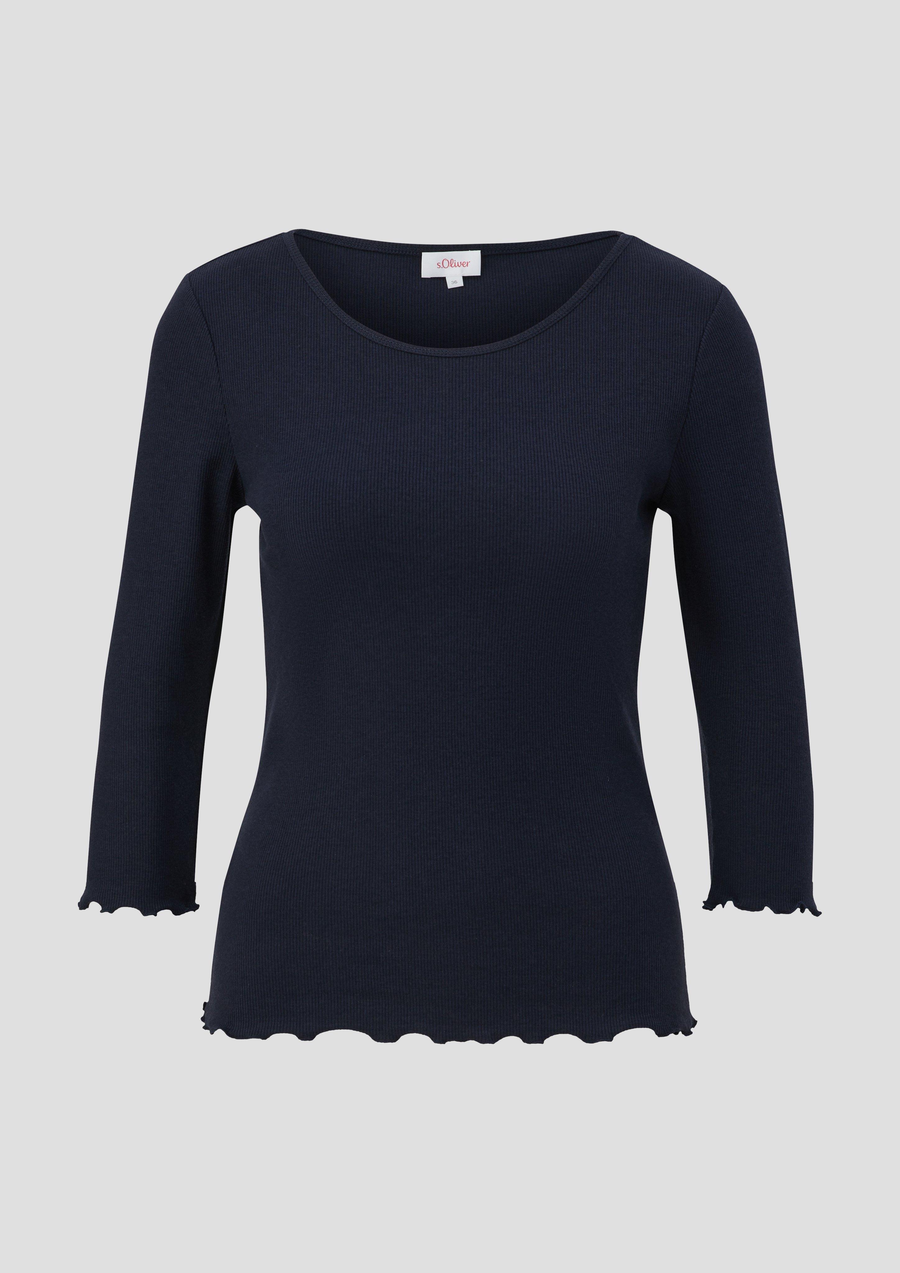 3/4-Ärmel-Shirt mit Rollsaum  2157735-5959