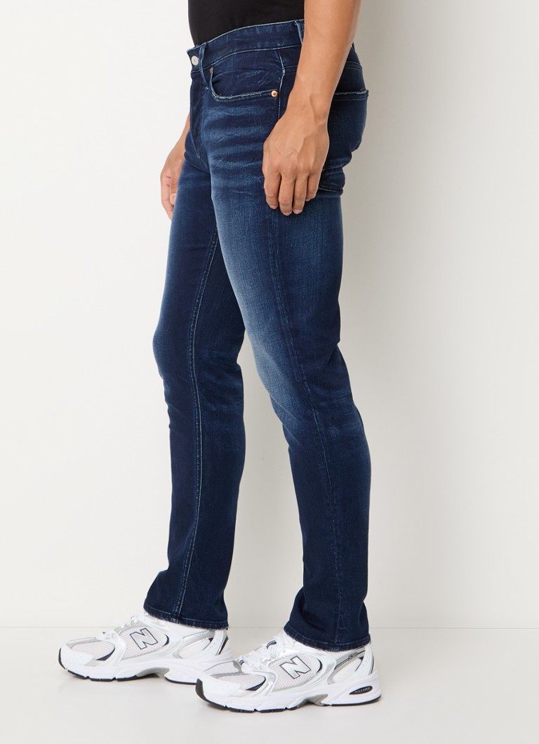 Blugi Denham Razor Slim Fit, nuanță închisă