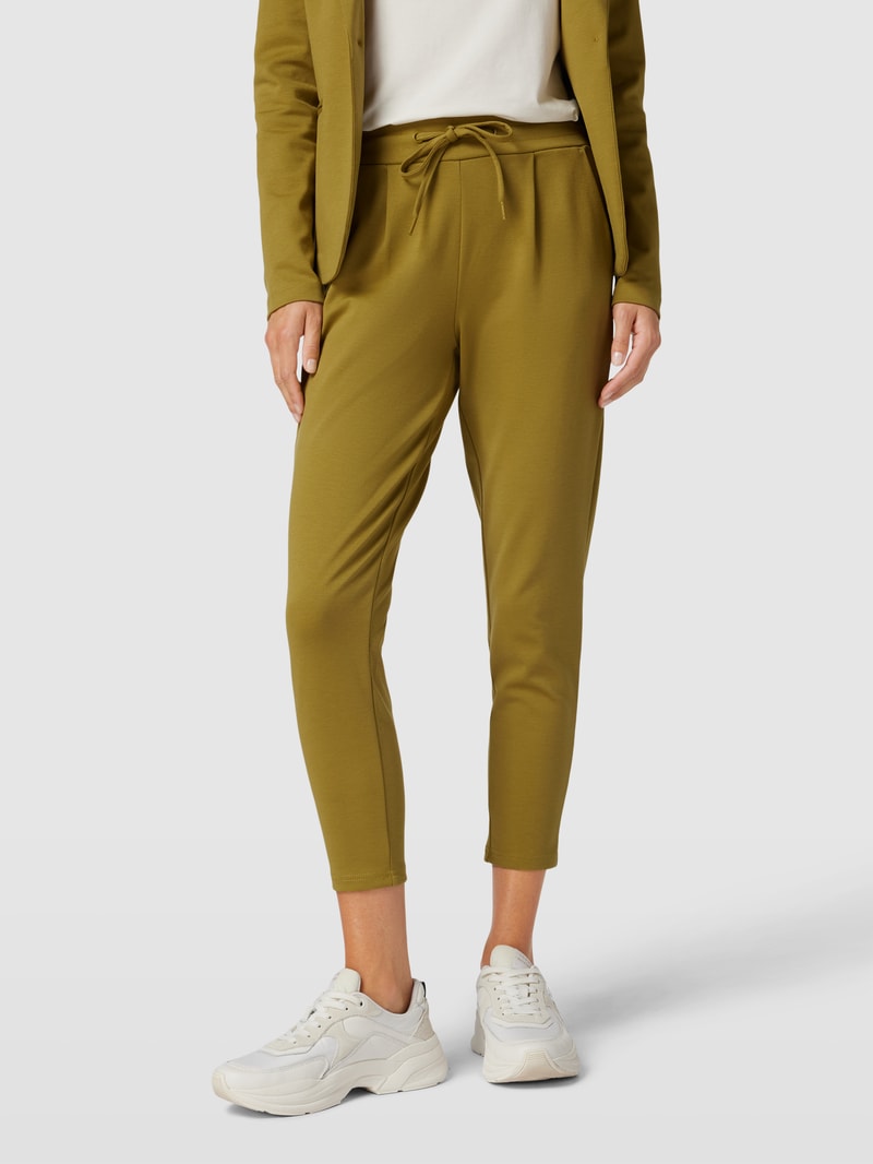 Stoffhose in verkürzter Passform Modell 'KATE' in khaki