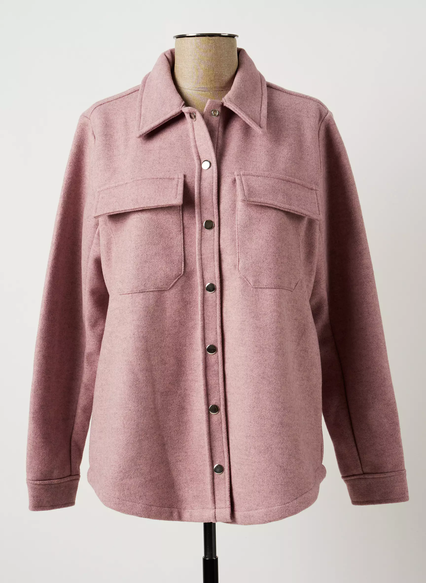 B Young Vestecasual Femme couleur rose