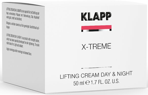 KLAPP Skin Care Science X-Treme Lifting Cream Day & Night Gesichtscreme