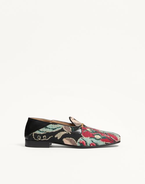 Mocassim Jiggie em Tecido Gobelin