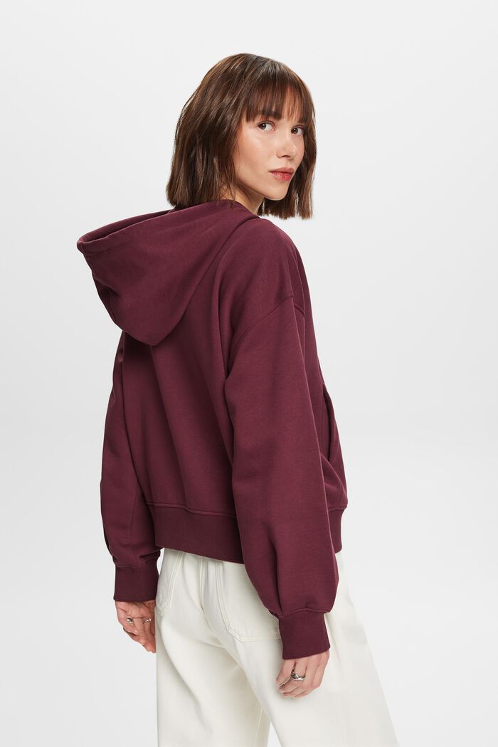 Recycelt: Hoodie mit Reißverschluss