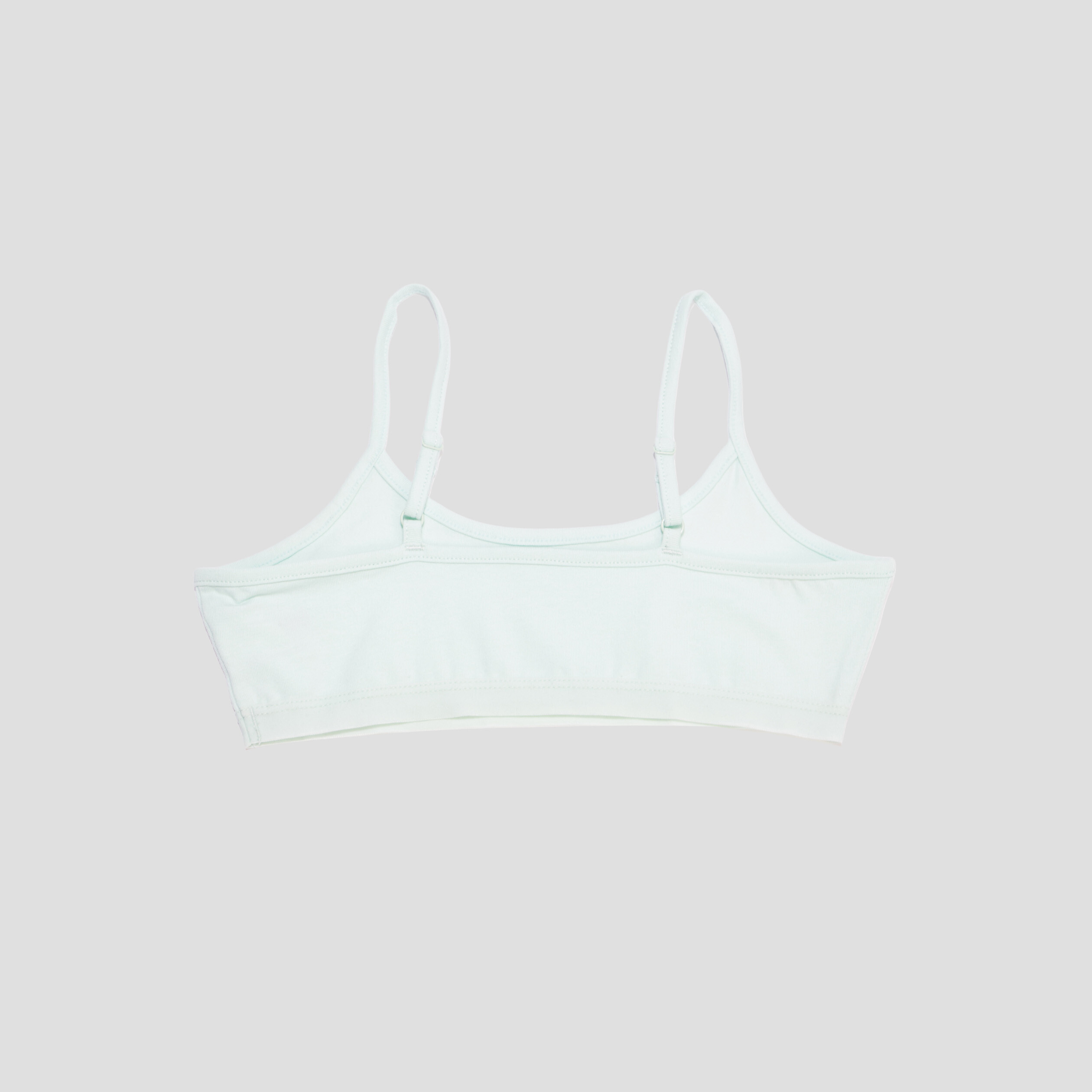 Lot 2 brassières bretelles fines vert pastel fille | La Halle