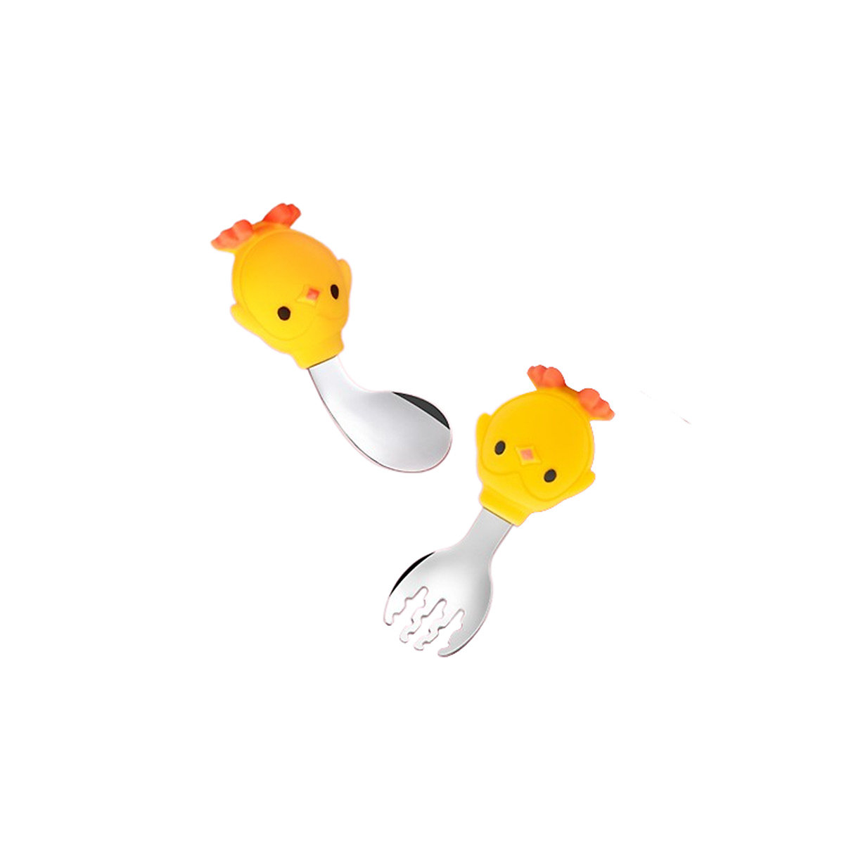 Kindergeschirr aus Edelstahl Gabel Löffel Set für Kinder