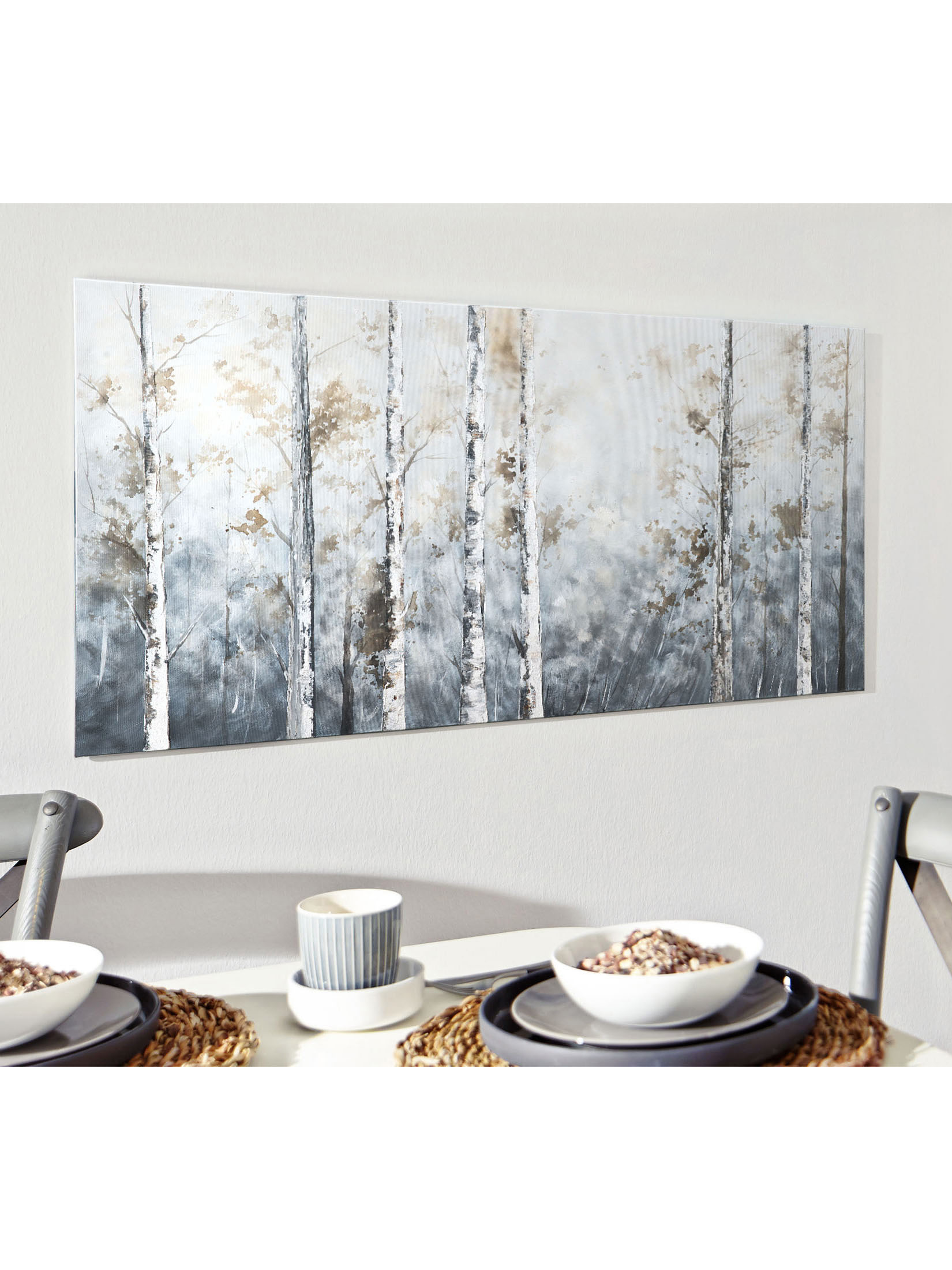 Mystic Trees Original, Grau