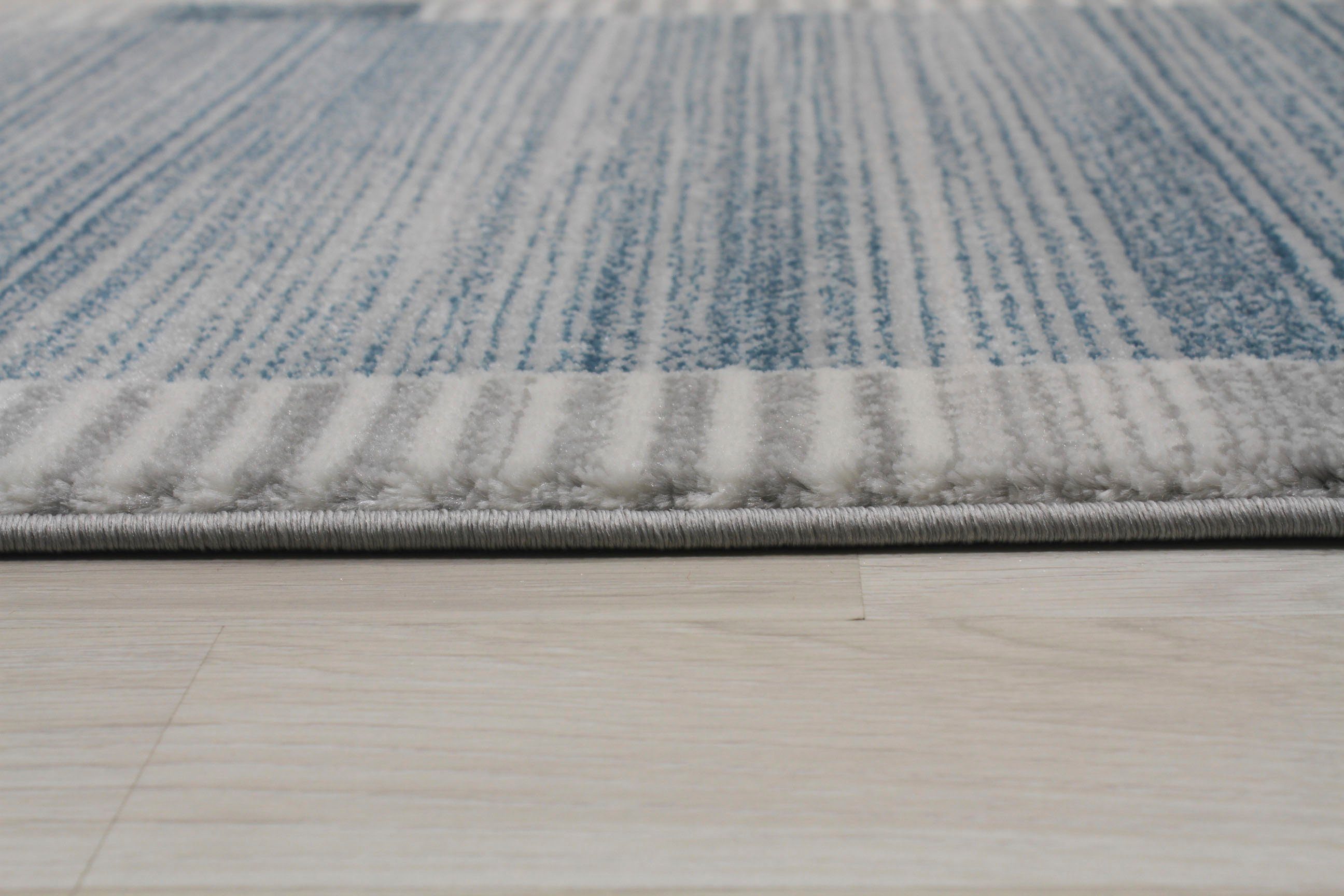Teppich Madita, my home, rechteckig, Höhe: 24 mm, mit Bordüre, modern, geeignet für Fußbodenheizung