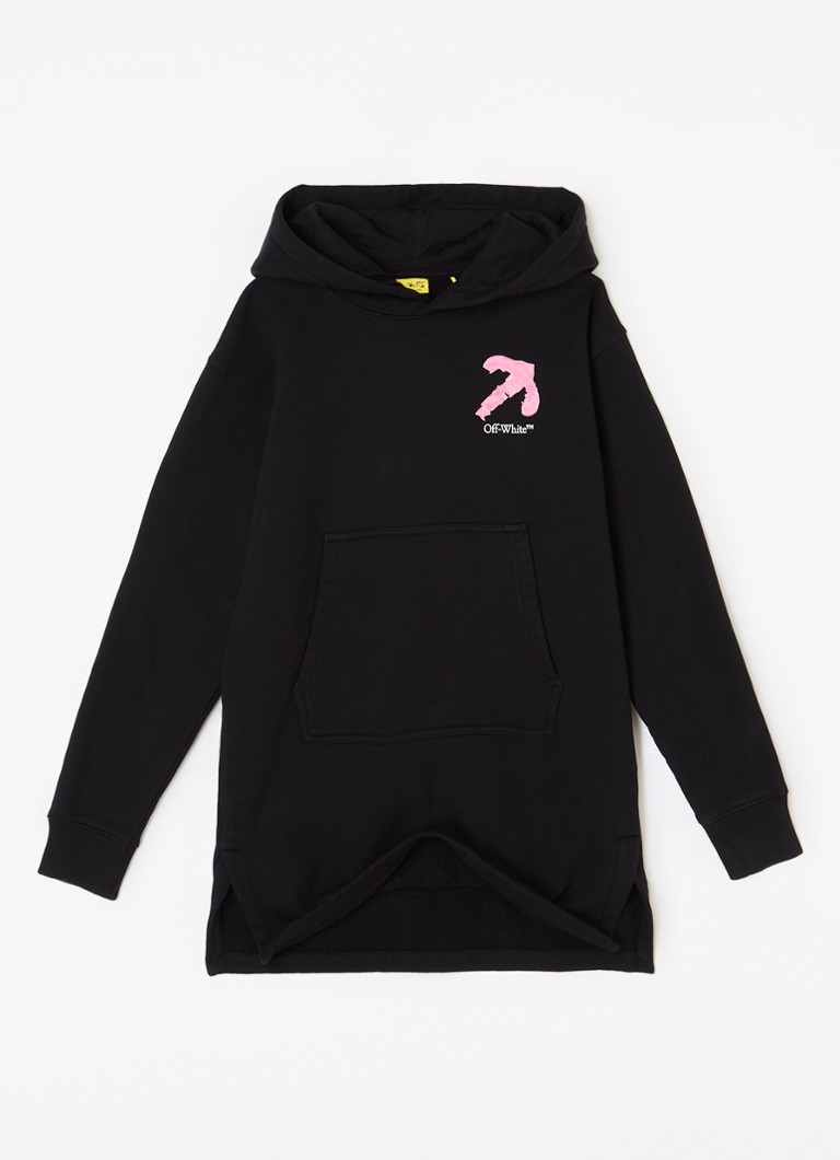Off-White Arrow sweater dress with logo and back print