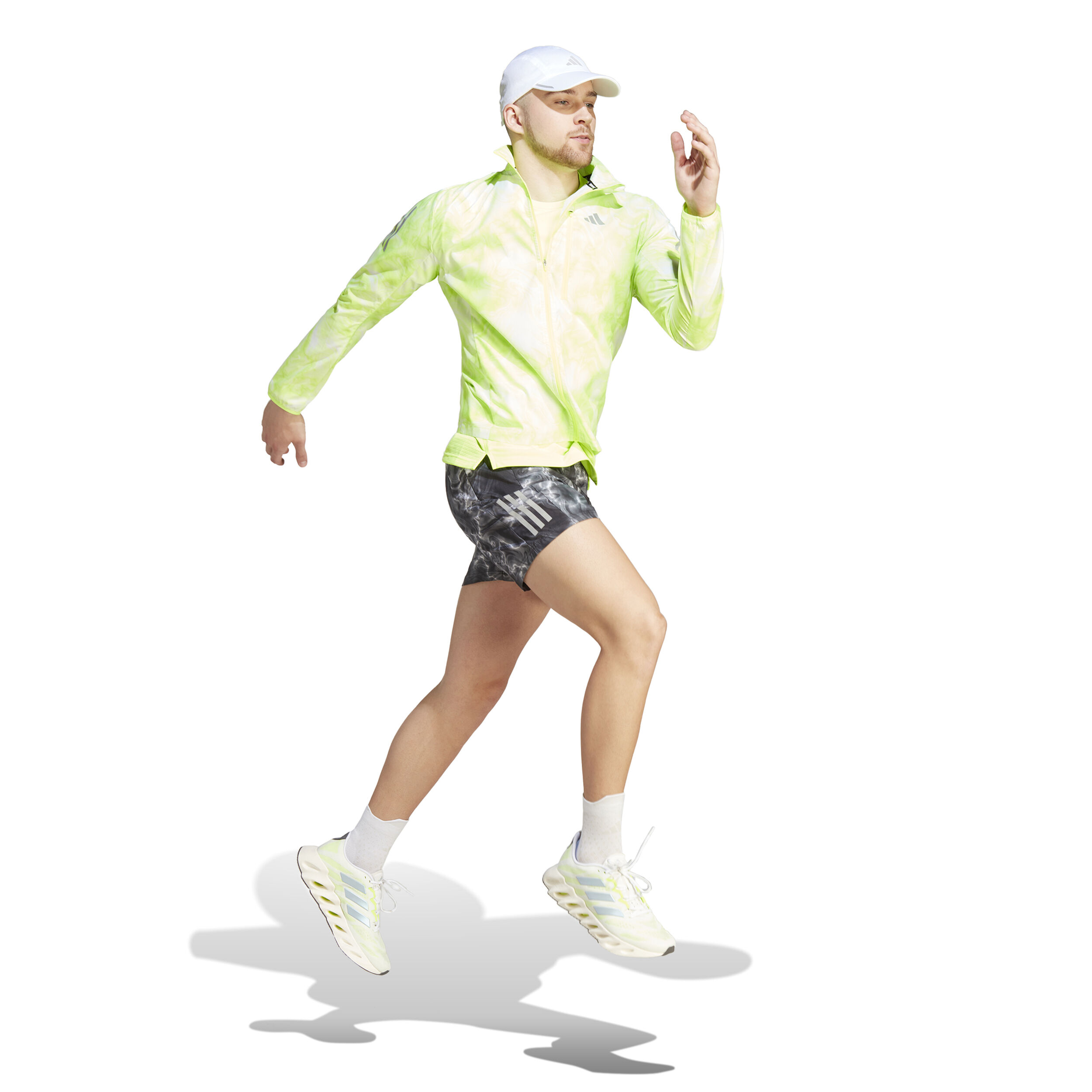 Own The Run 5in AOP Laufshorts Herren - Schwarz, Mehrfarbig