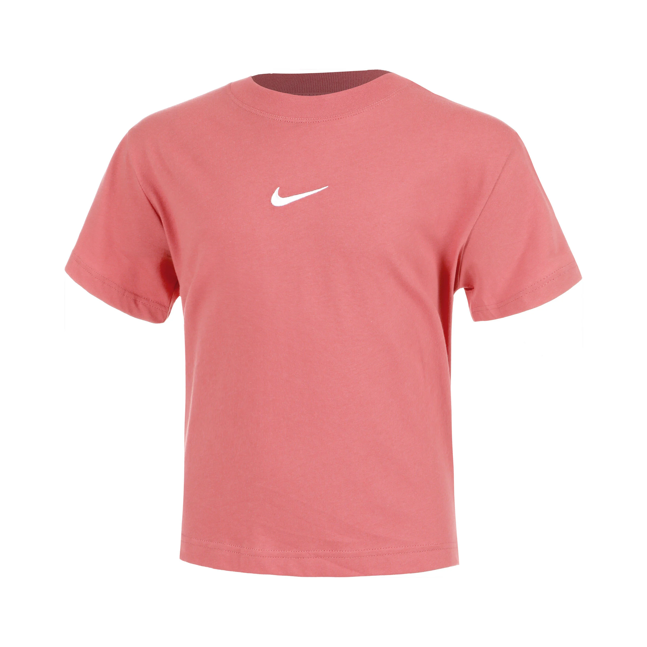 New Sportswear Essential Boxy T-Shirt Mädchen - Koralle