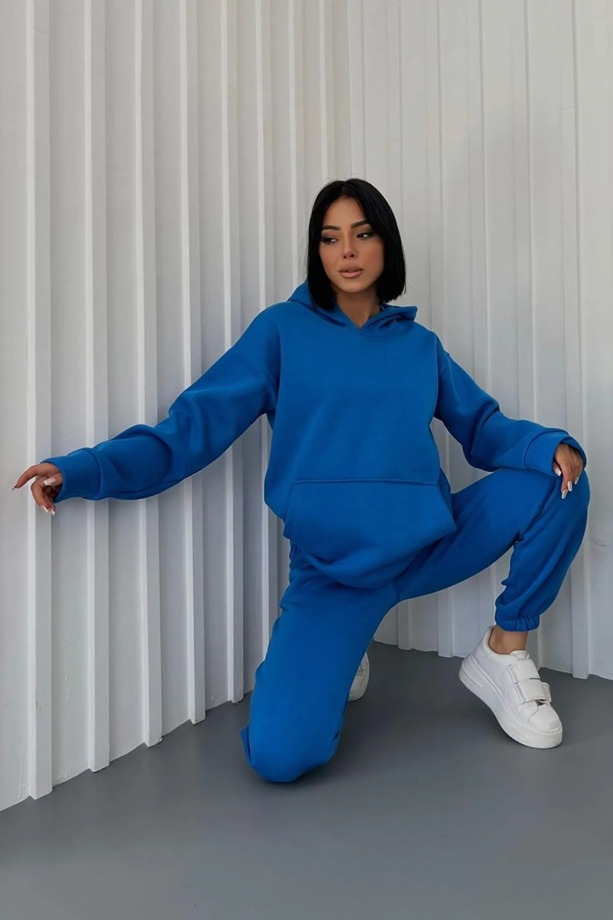 bayansepeti  Trainingsanzug - Blau - Regular Fit