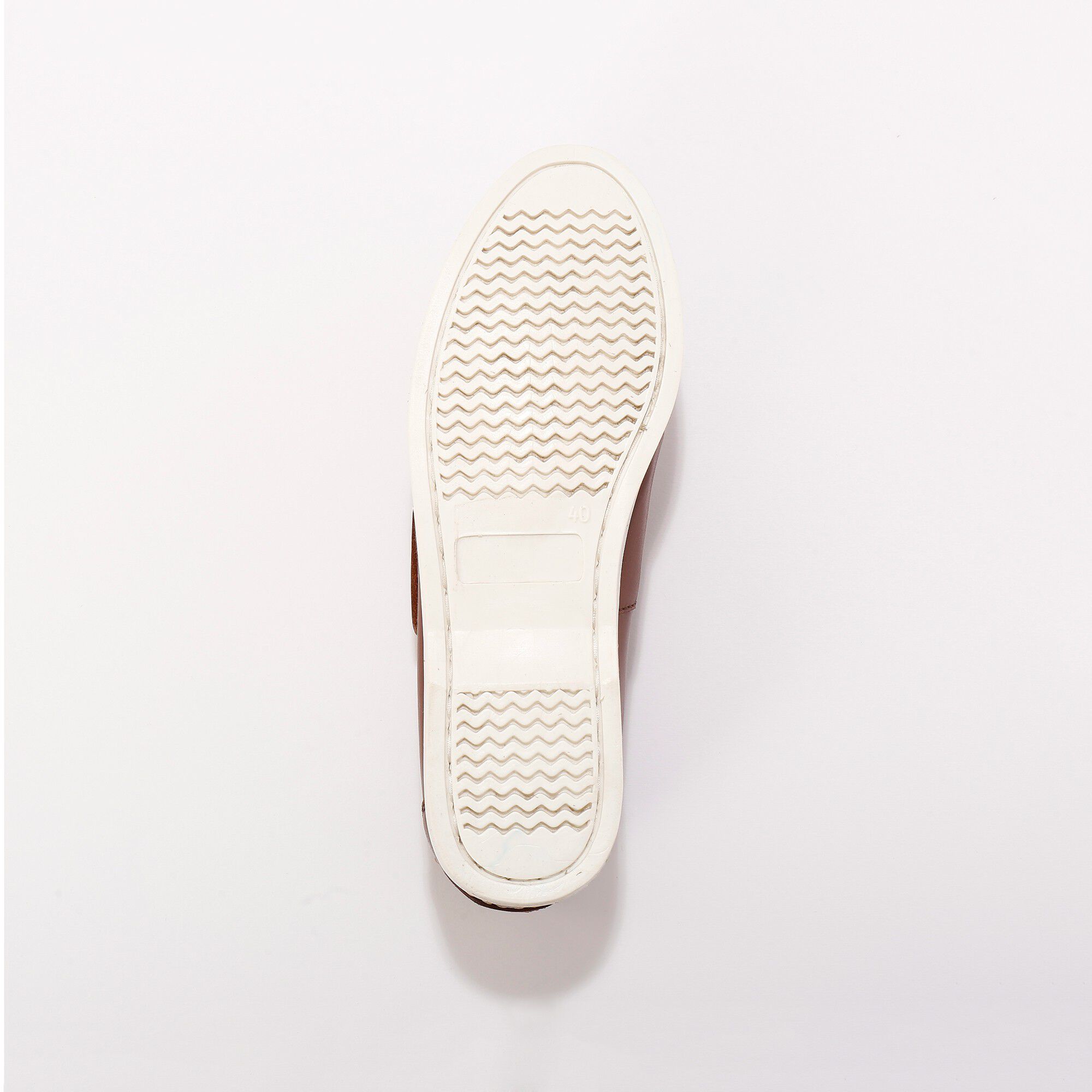 Chaussures bateau en cuir
