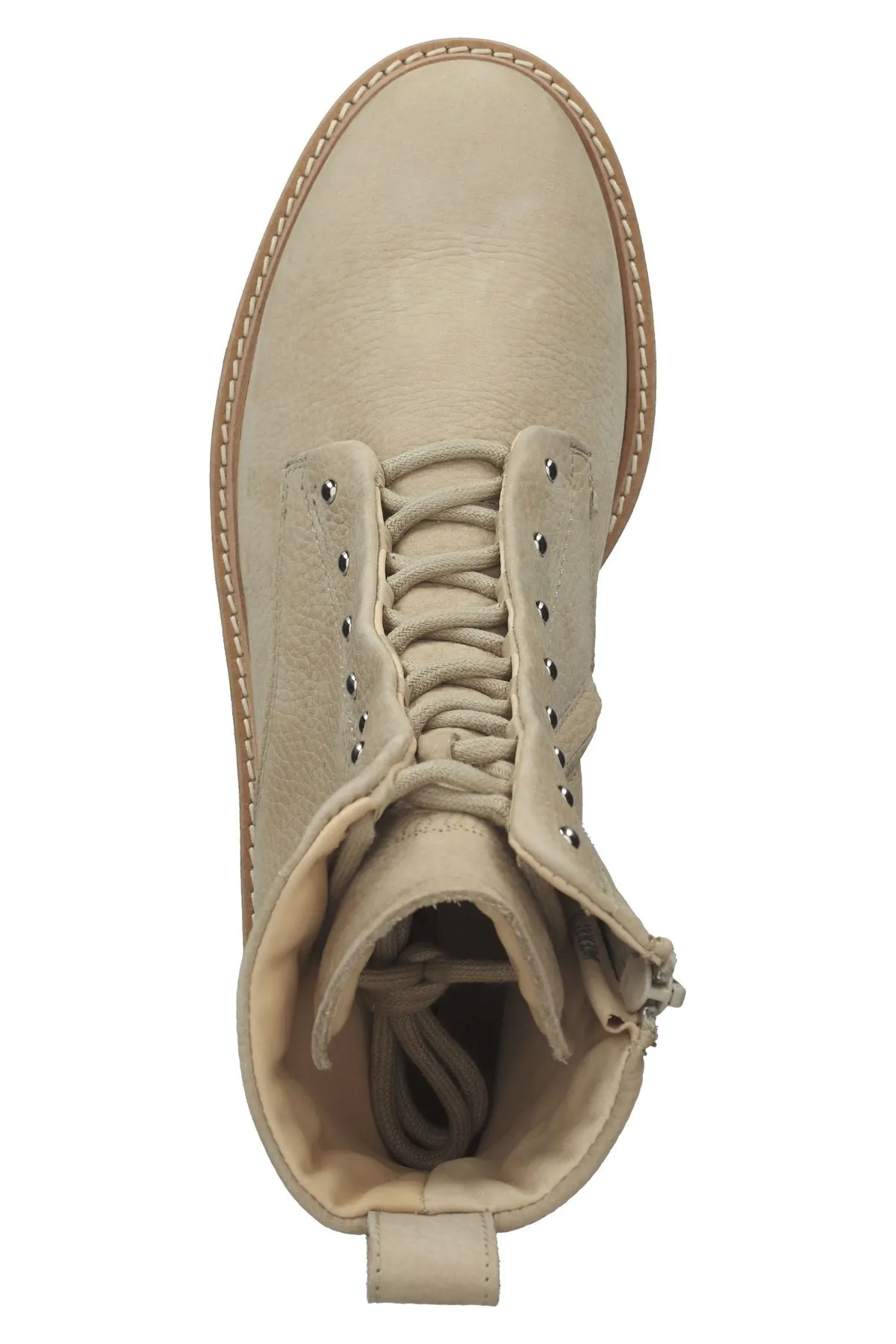 Paul Green  Stiefelette - Beige - Blockabsatz