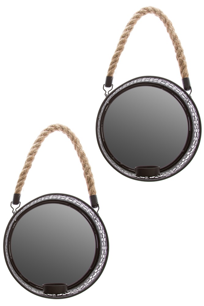 MyFlair My Flair Spiegelkerzenhalter, 2er-Set 
