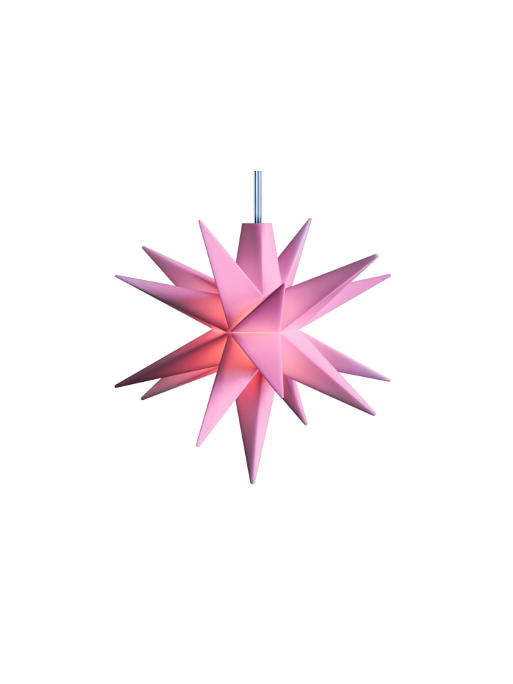 Sterntaler Dekostern | Weihnachtsstern Baby-Stern | 18-Zacker | Rosa | 8cm | Inne günstig kaufen onesize