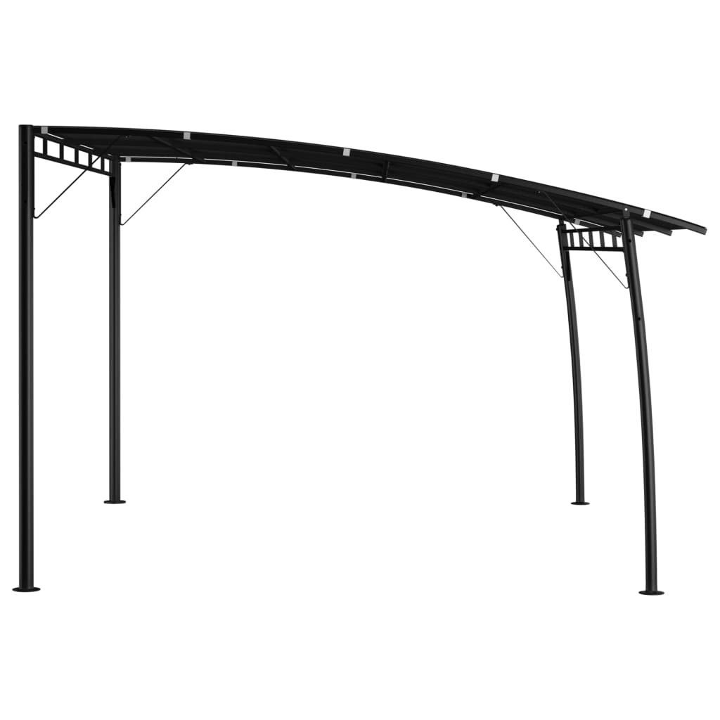 vidaXL Pavillon Garten-Sonnenschutz 4x3x2,55 m Anthrazit Garten