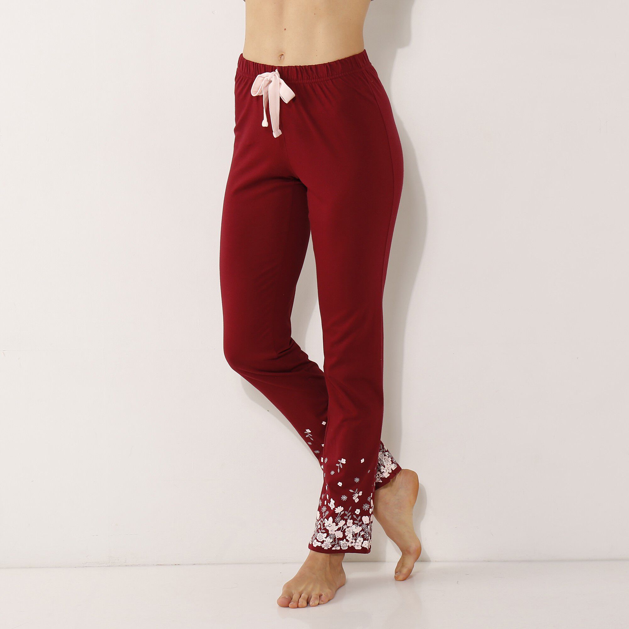 Pantalon base fleurie