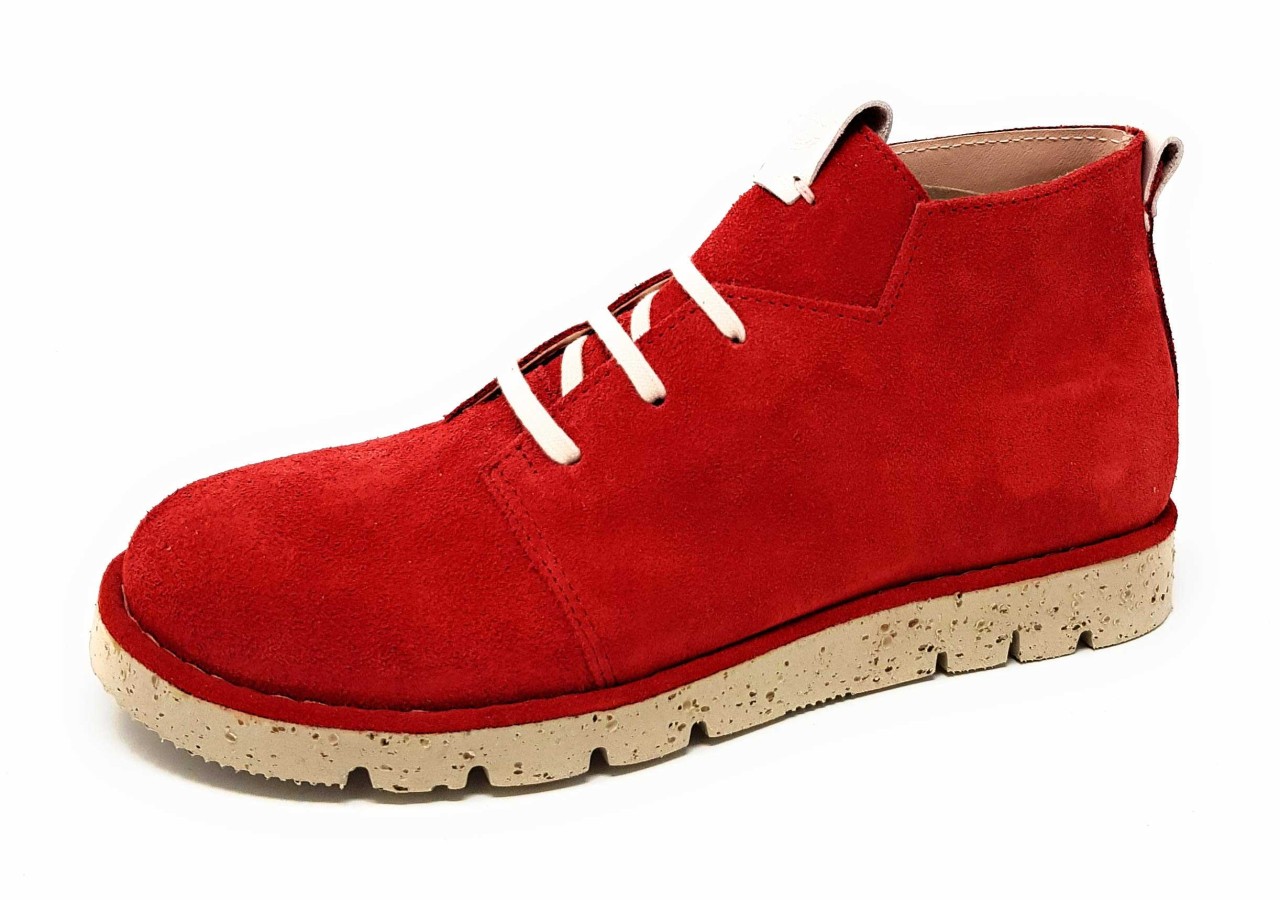 BRAKO Schnür-Stiefeletten rot