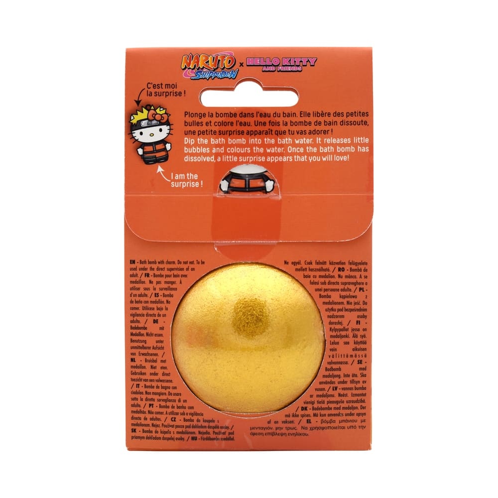 takecare Boule de bain 150g + Medaillon Naruto Senteur Fruitée Bombes de bain