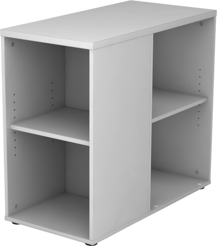 Hammerbacher Anstellcontainer 4 Schübe Tischhöhe Grau 400 x 800 x 720 mm