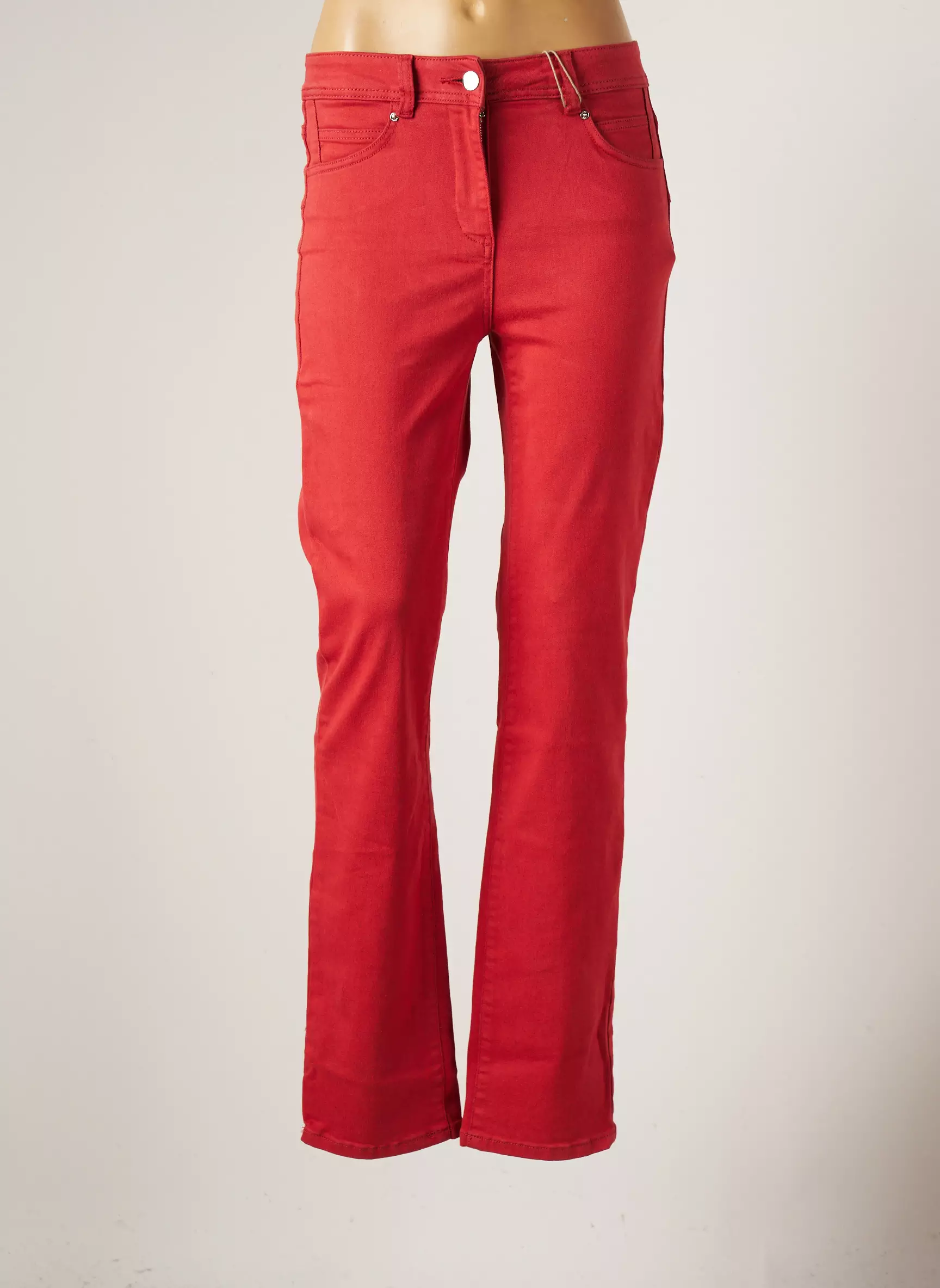 Diane Laury Pantalons Slim Femme couleur rouge