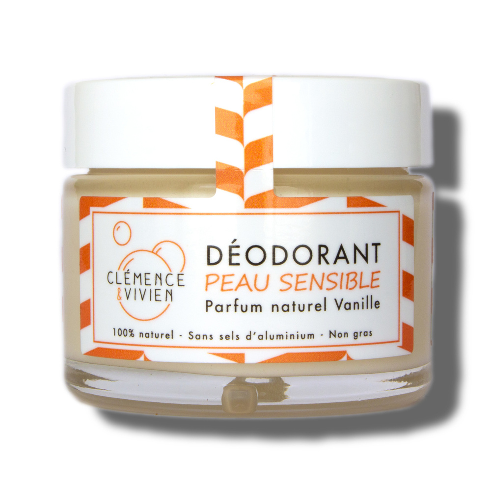 Clemence & Vivien DEODORANT CREME PEAU SENSIBLE VANILLE DEODORANT CREME PEAU SENSIBLE