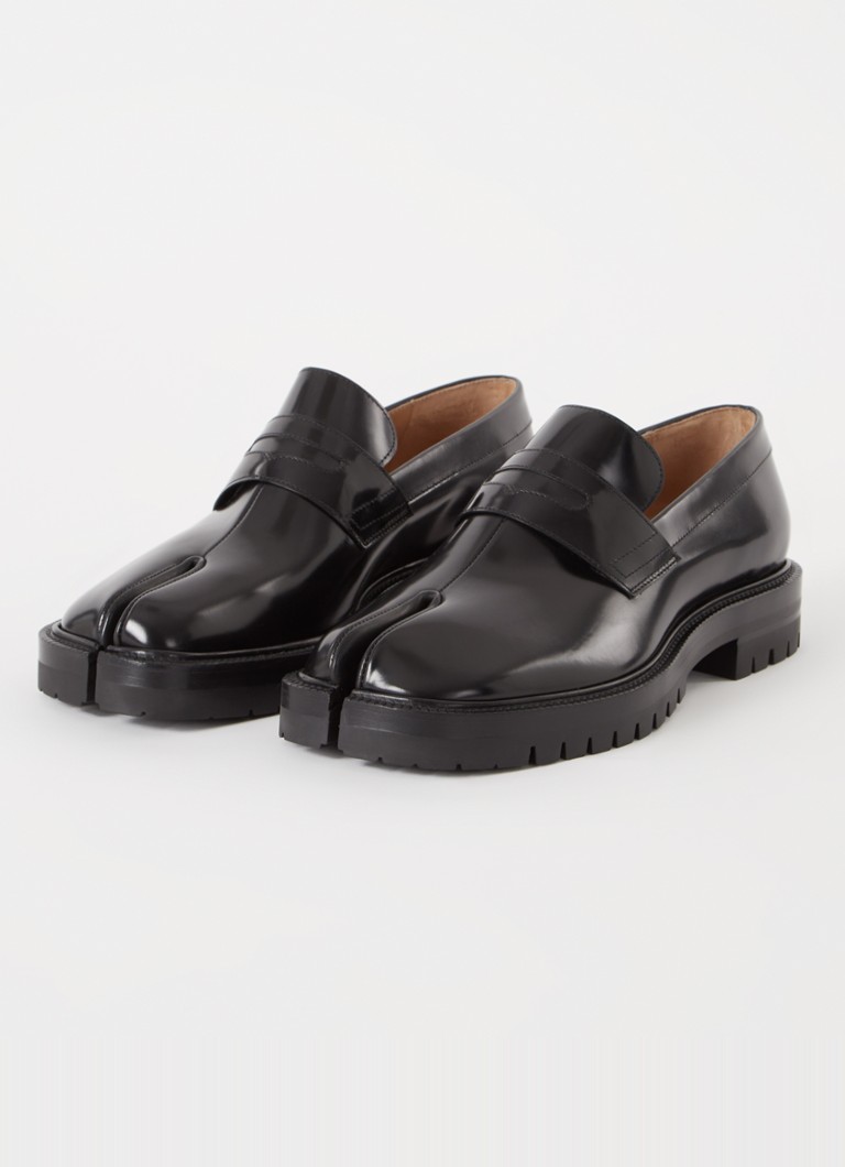 Maison Margiela Tabi mokasín z teľacej kože