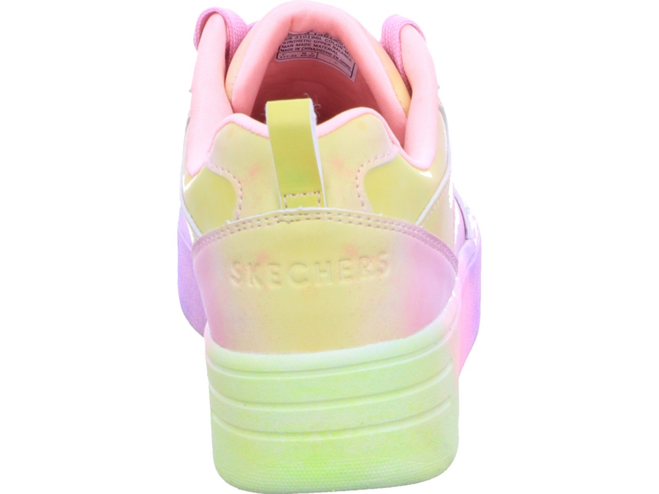 SKECHERS Freizeit Schnürer bunt Court High-ELECTRIC REMIX