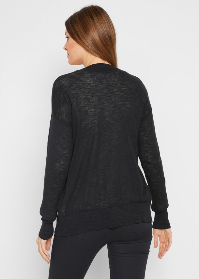 Strickjacke mit Eingriffstaschen