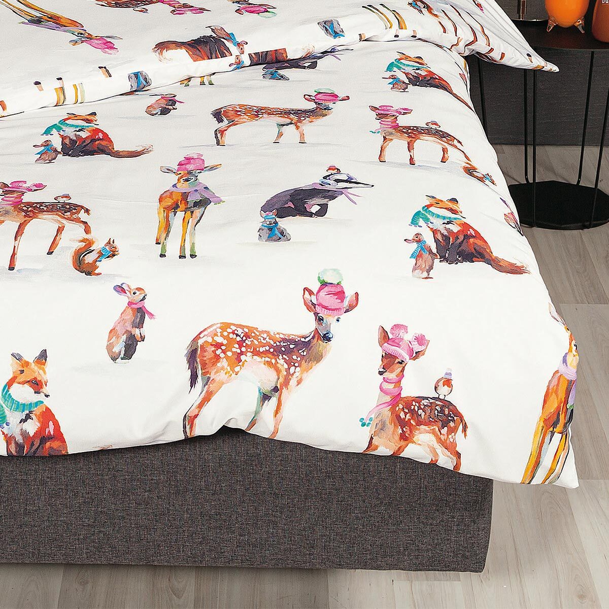 Janine Mako-Satin Bettwäsche modern art S 42115 multicolor