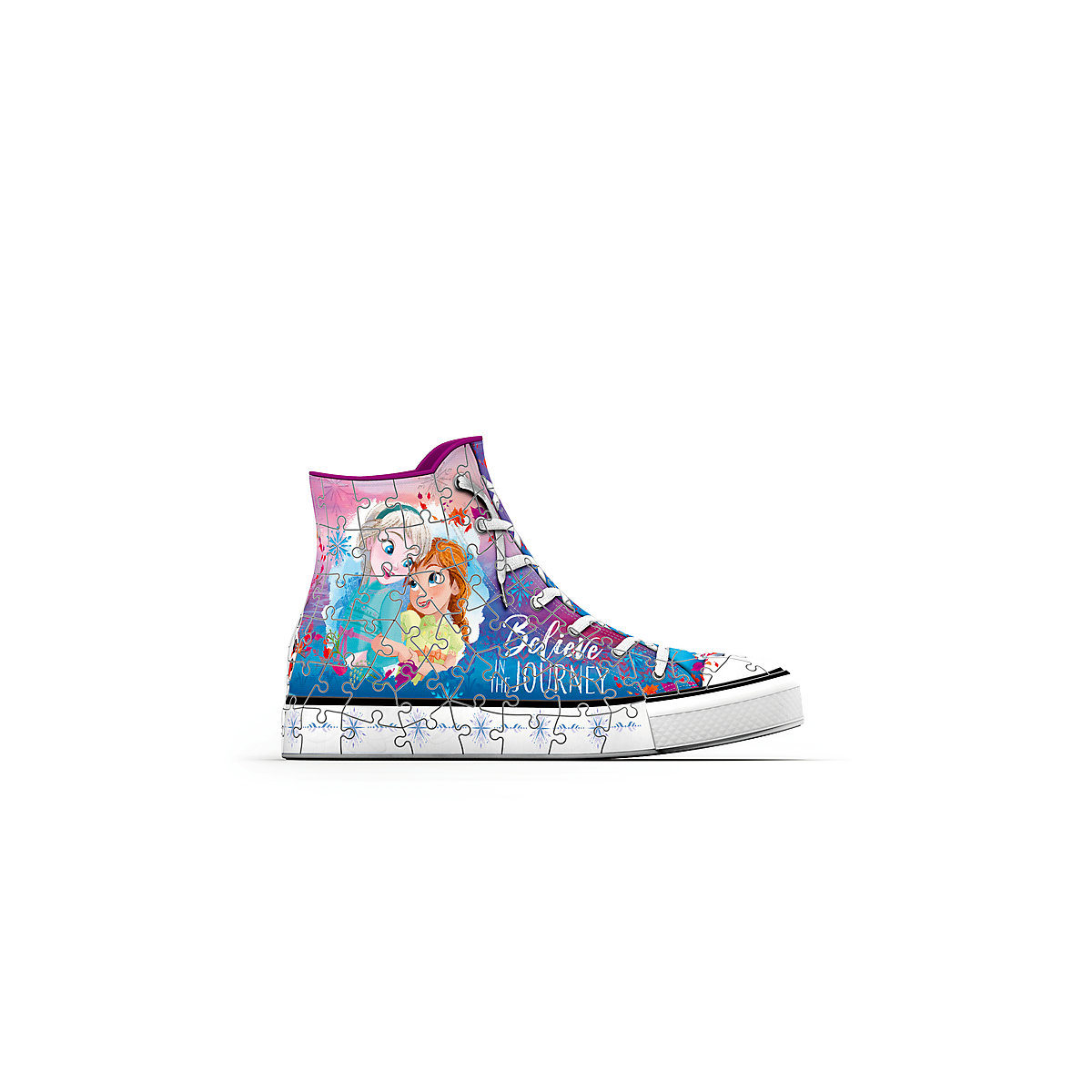 3D-Puzzle Sneaker Utensilo, H12 cm, 108 Teile, Die Eiskönigin