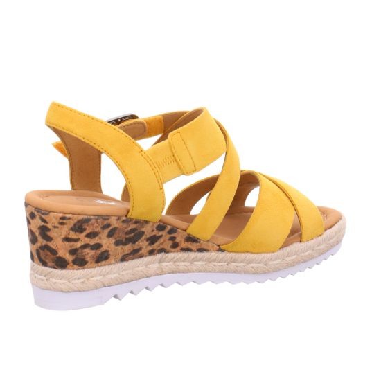 GABOR Klassische Sandalen gelb