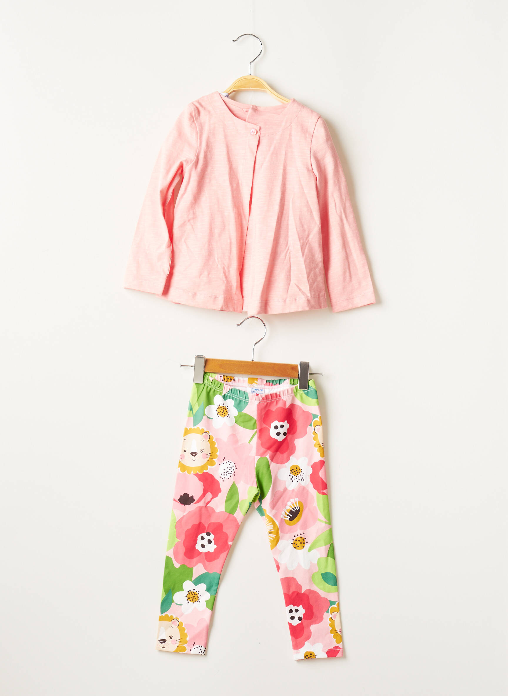 Mayoral Ensembles Pantalon Fille couleur rose