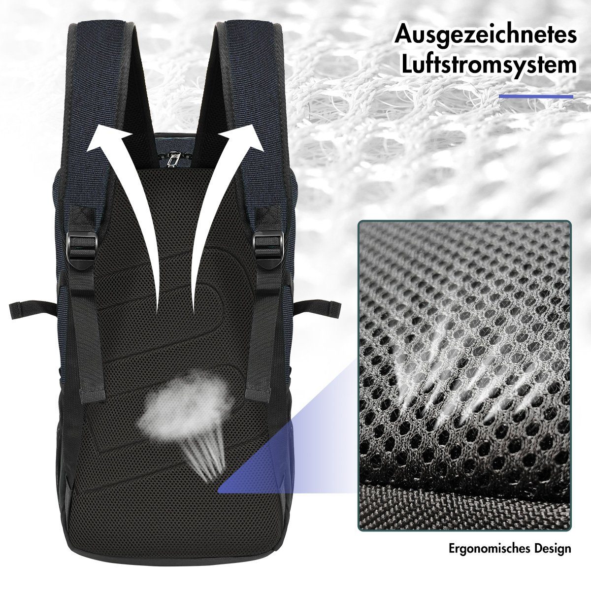 7Magic Wanderrucksack, 30L Wasserdichter Freizeitrucksack Sportrucksack