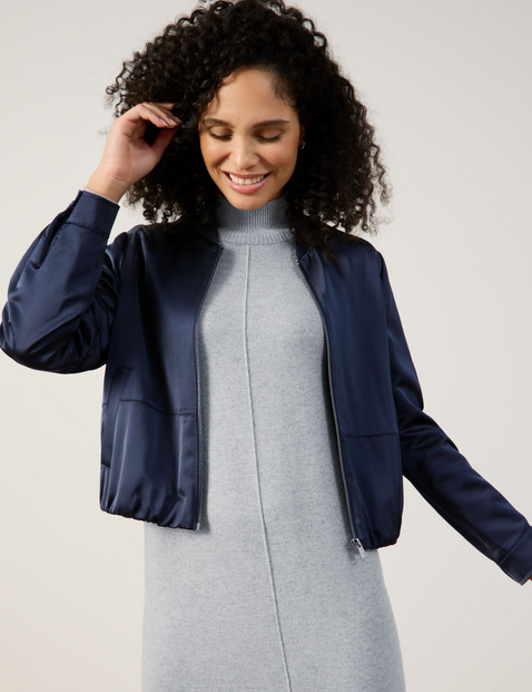 Satinierter Blouson